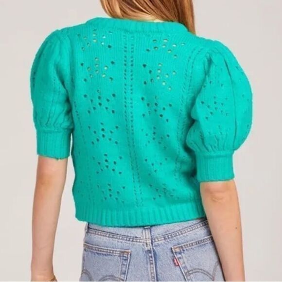 For Love And Lemons Brooke Pointelle Sweater - Picture 7 of 9